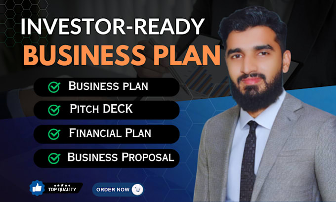 Gig Preview - Write an investor ready business plan pitch deck and financial projections