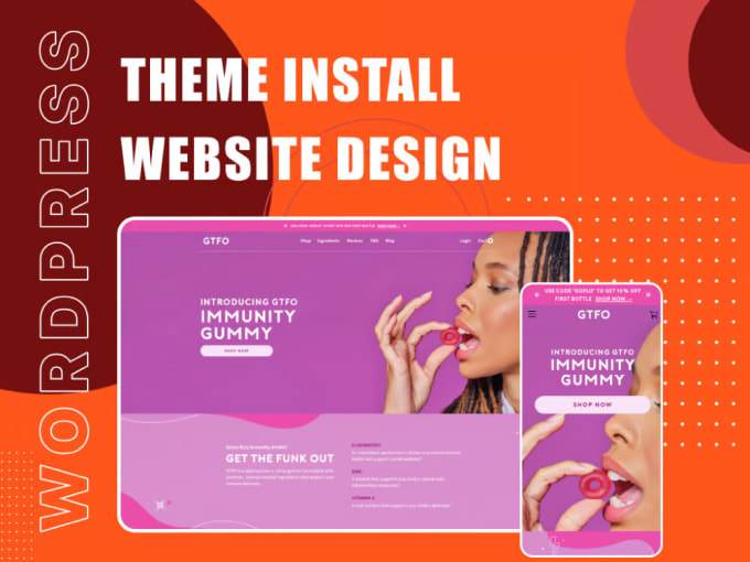 Gig Preview - Develop amazing responsive wordpress website for your business