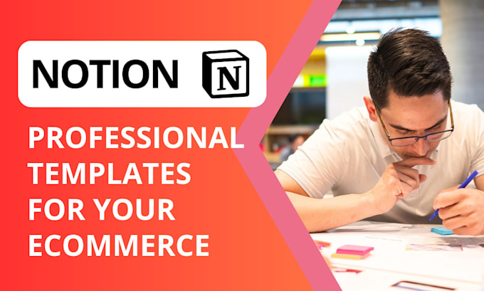 Gig Preview - Build a professional notion template for your ecommerce