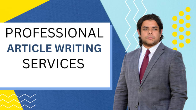 Gig Preview - Do professional article writing services