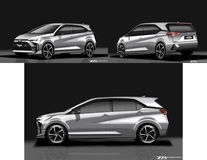 Gig Preview - Make a full model change model and facelift car design