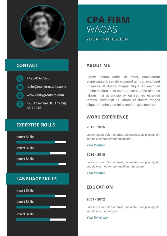 Gig Preview - Design professional resume, CV, and cover letter