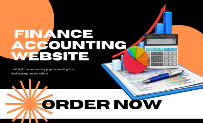 Gig Preview - Build tax finance landing page, accounting firm, bookkeeping, business website