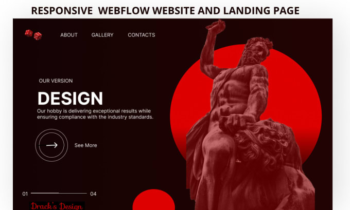 Gig Preview - Webflow website, webflow to shopify, figma to webflow developer