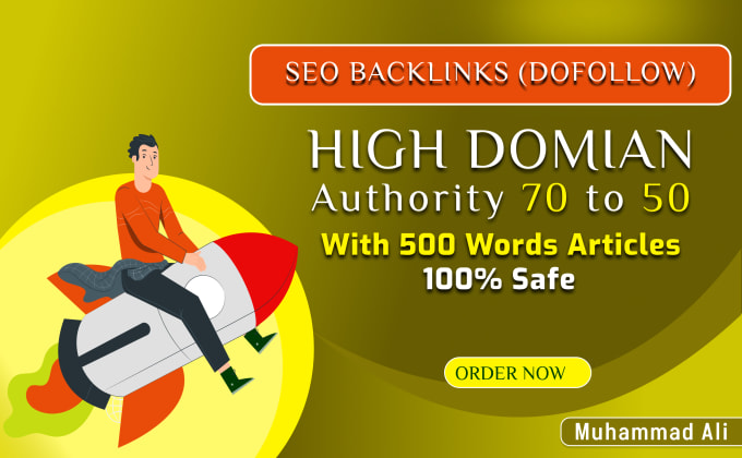 Gig Preview - Build high authority SEO backlinks link building