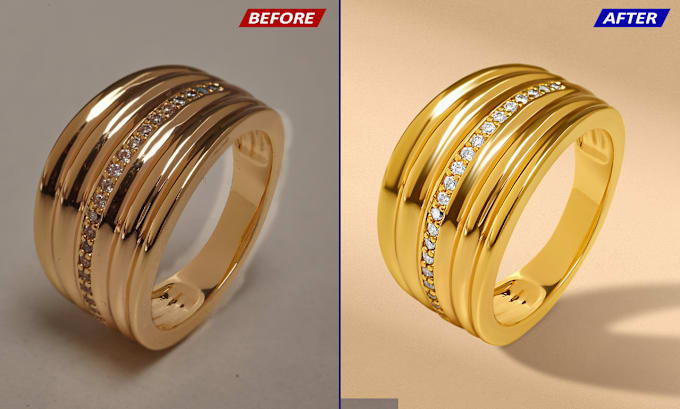 Gig Preview - Do jewelry retouching, and high quality jewelry photo editing