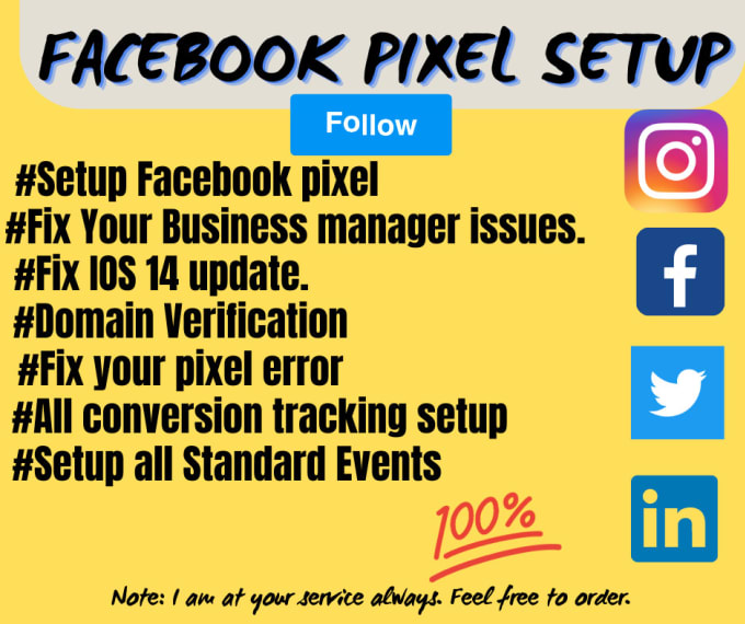 Gig Preview - Fix your facebook pixel any issue and domain issue