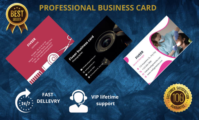 Gig Preview - Design professional business cards for your company