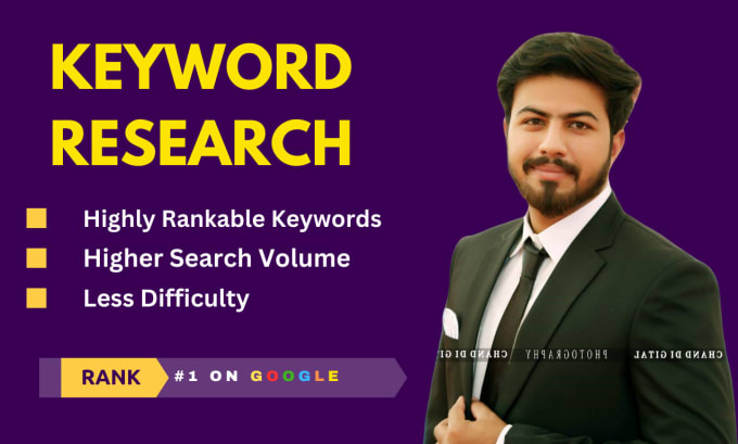 Gig Preview - Perform comprehensive keywords research for your SEO needs