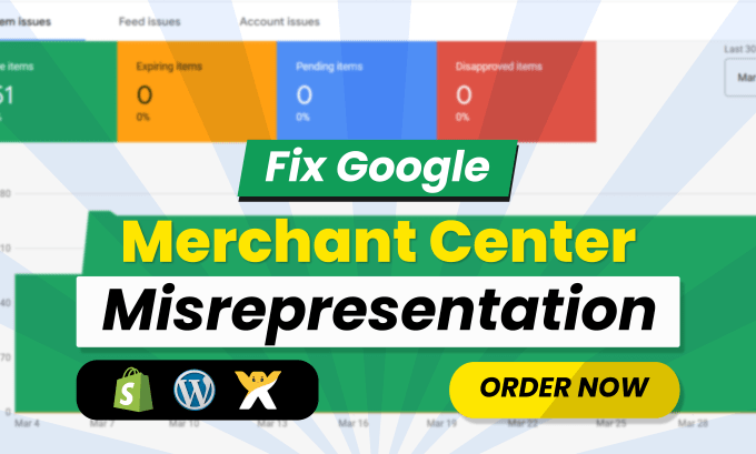 Gig Preview - Fix google merchant center misrepresentation and suspension