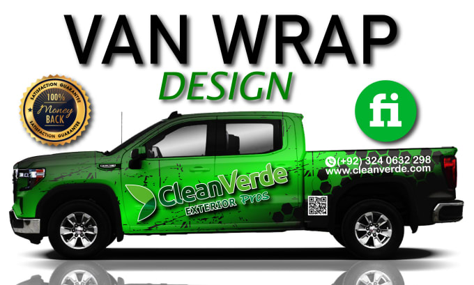 Gig Preview - Make creative vehicle wrap design for your car, truck, van