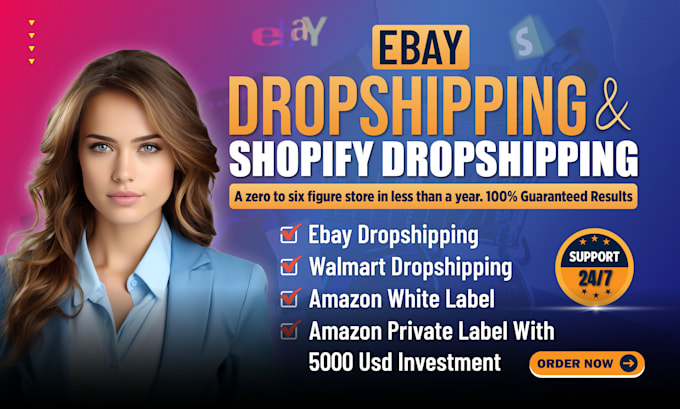 Gig Preview - Serve you for ebay dropshipping and shopify dropshipping