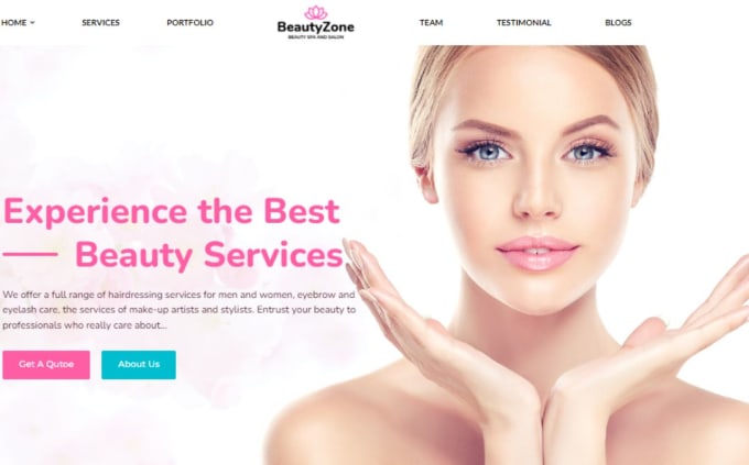 Bestseller - design beauty skin care shopify website cosmetic shopify spa website store