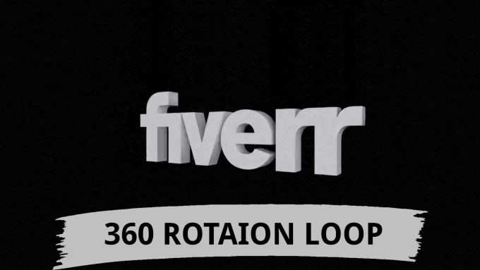 Gig Preview - Create 3d rotation animation for your logo