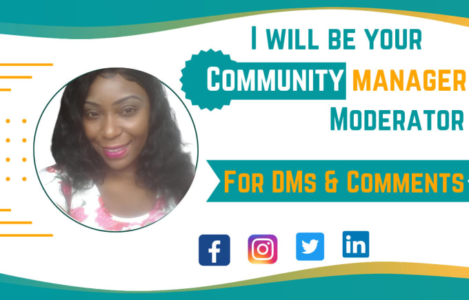 Gig Preview - Be your community manager for engagement