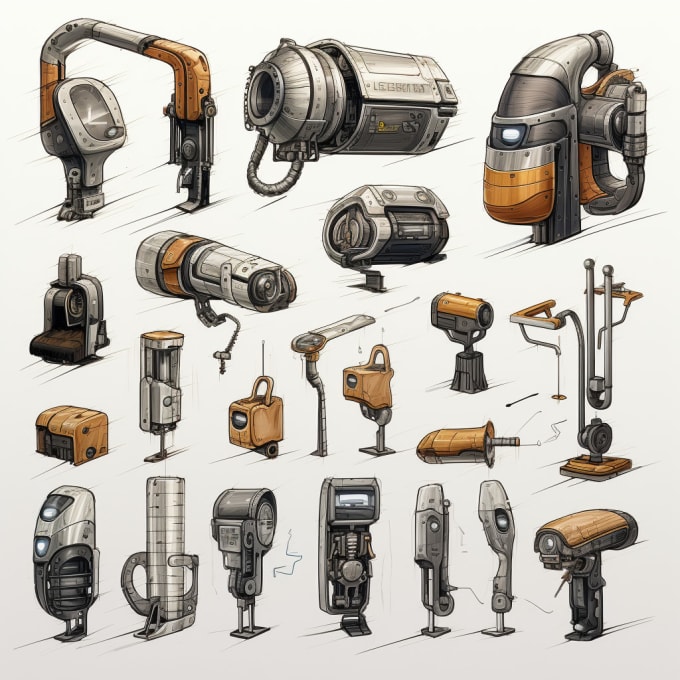 Gig Preview - Industrial and product design concept sketches for you