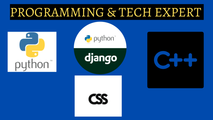 Gig Preview - Be your full stack web developer using python, javascript, django, css, c