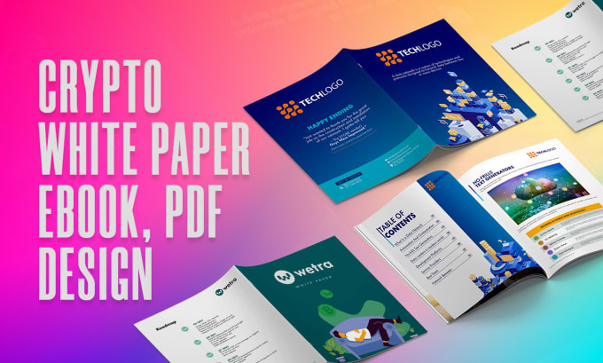 Gig Preview - Design white paper, ebook, pdf