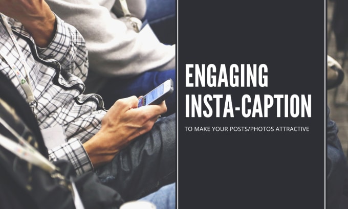 Gig Preview - Write attractive instagram captions for you or handle instagram account