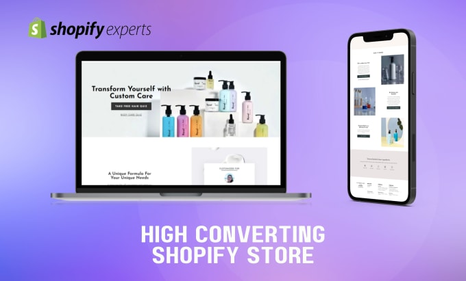 Gig Preview - Build single product shopify store or 7 figure shopify dropshipping store