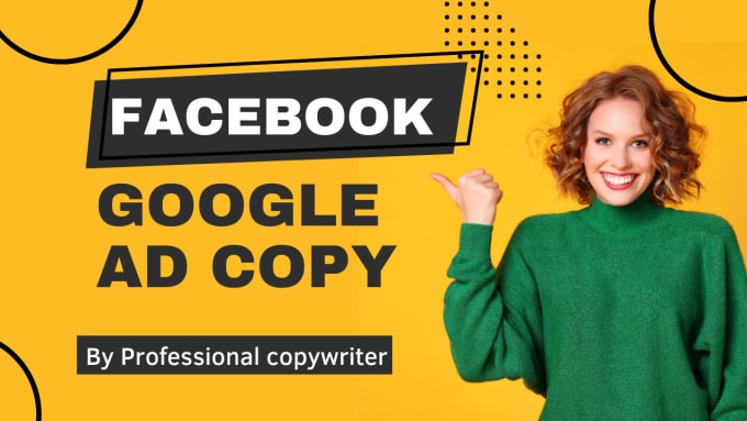 Gig Preview - Write powerful facebook, google fb ad copy and social media ad copywriting