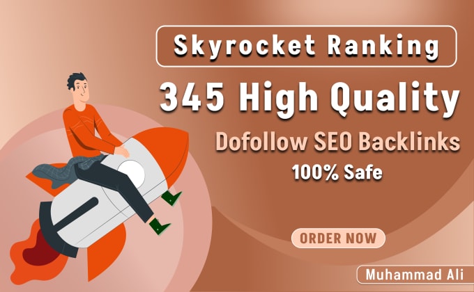 Gig Preview - Do skyrocket ranking with 345 HQ dofollow SEO backlinks