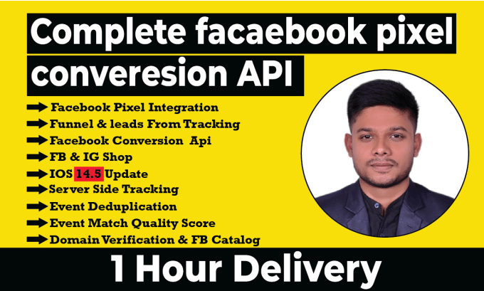 Gig Preview - Setup or fix facebook pixel capi,ga4 ecommerce tracking