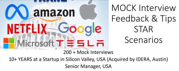 Gig Preview - Provide mock star behavioral interviews coaching for software engineers faang