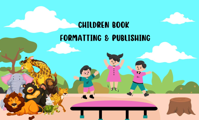 Gig Preview - Do children book formatting and publishing for amazon KDP