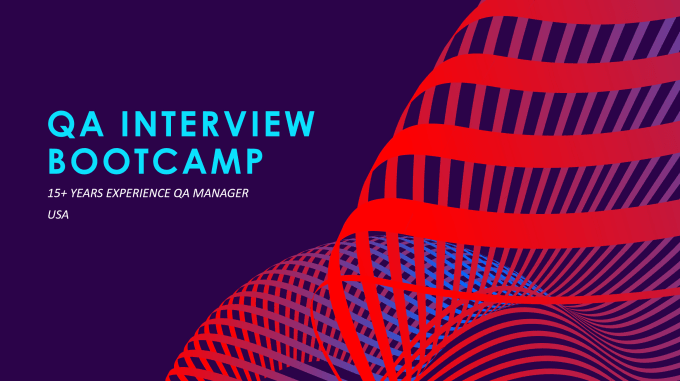 Gig Preview - Provide a QA interview bootcamp coaching