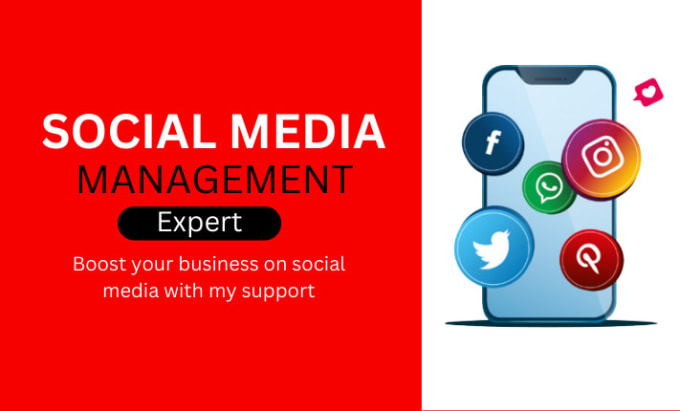 Gig Preview - Professionally manage your business social media handle as social media manager