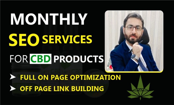 Gig Preview - Provide complete monthly SEO service for cbd products