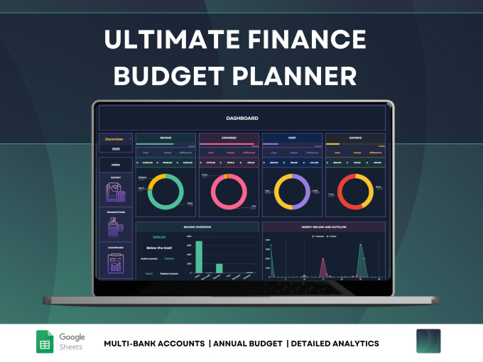 Gig Preview - Create ultimate budget planner in google sheets