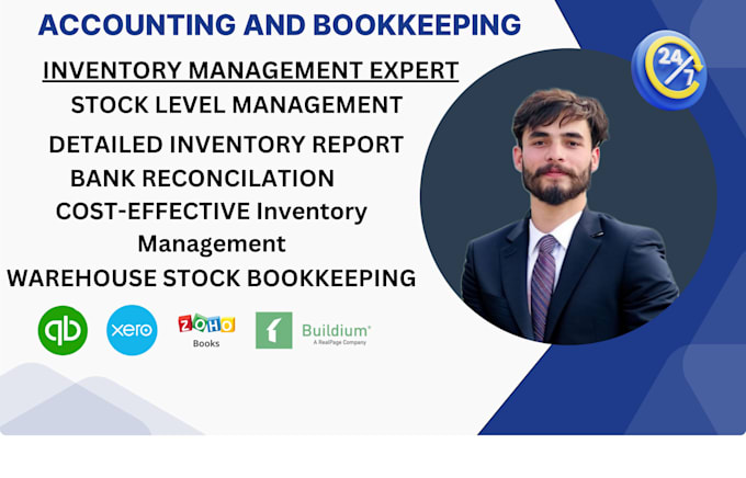 Gig Preview - Do expert bookkeeping and inventory management in quickbooks and xero