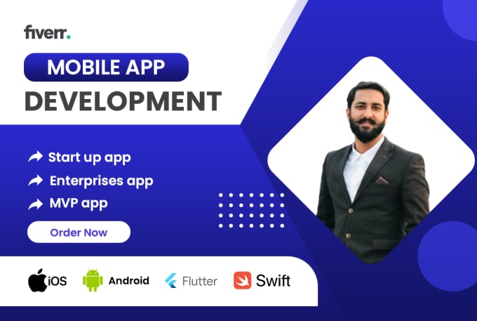 Gig Preview - Be your flutter developer for custom android and ios app development