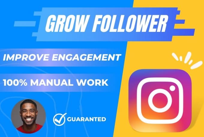 Gig Preview - Do fast grow engagement your instagram account organically