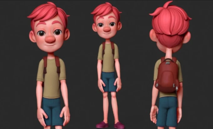 Gig Preview - Do 3d character and 3d object by blender, substance painter