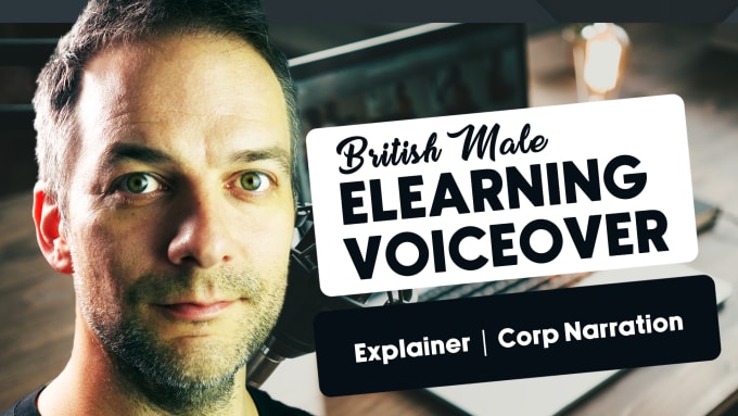 Gig Preview - Record an elearning or explainer voiceover