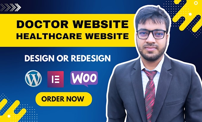 Gig Preview - Create healthcare website, doctor website or hospital website