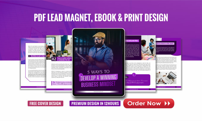 Gig Preview - Design PDF lead magnets, ebooks, workbooks, and brochures