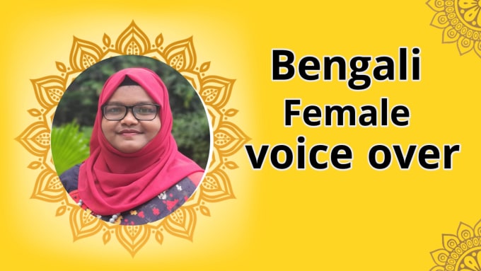 Gig Preview - Record female bengali or bangla voice over for your script