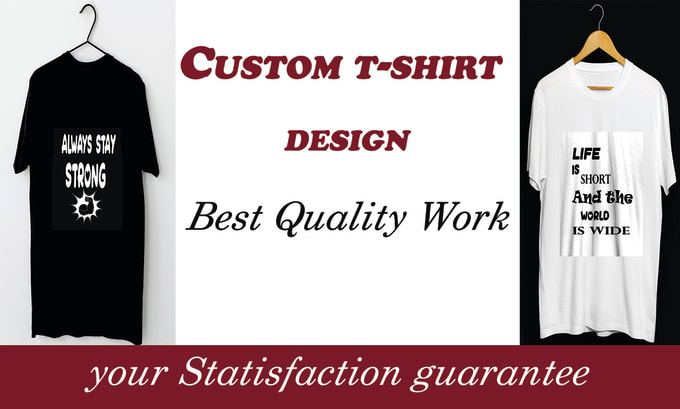 Bestseller - create an outstanding  custom typography t shirt design