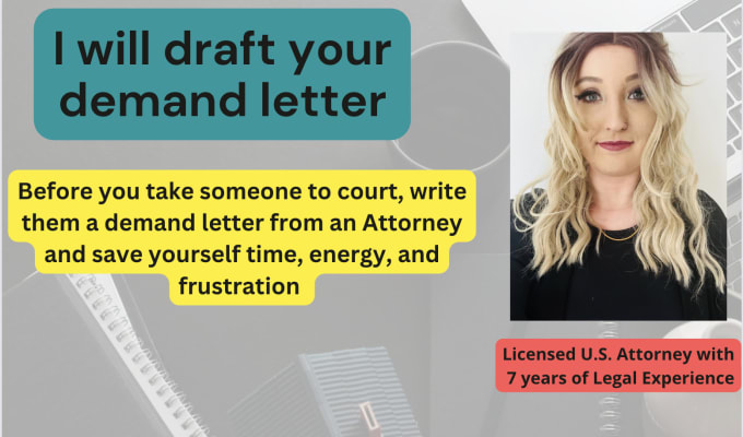 Gig Preview - Draft a legal demand letter