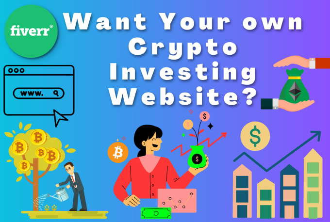 Gig Preview - Create your own investing website crypto, fiat, metamask,dex