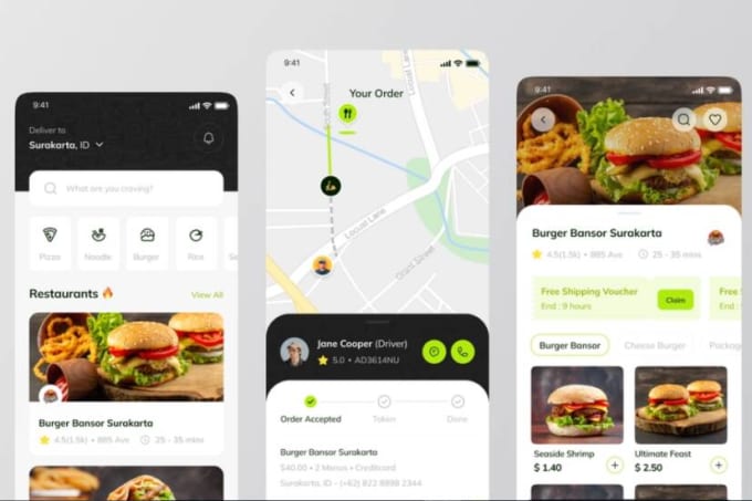 Gig Preview - Develop multi restaurant food delivery app like swiggy, uber eats, doordash