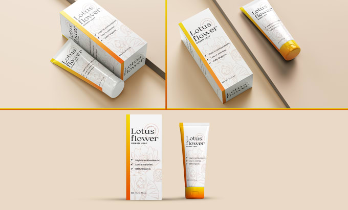 Gig Preview - Do elegant cosmetic product label and packaging design