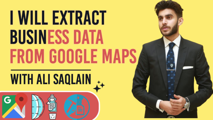 Gig Preview - Extract targeted business data and emails from google maps