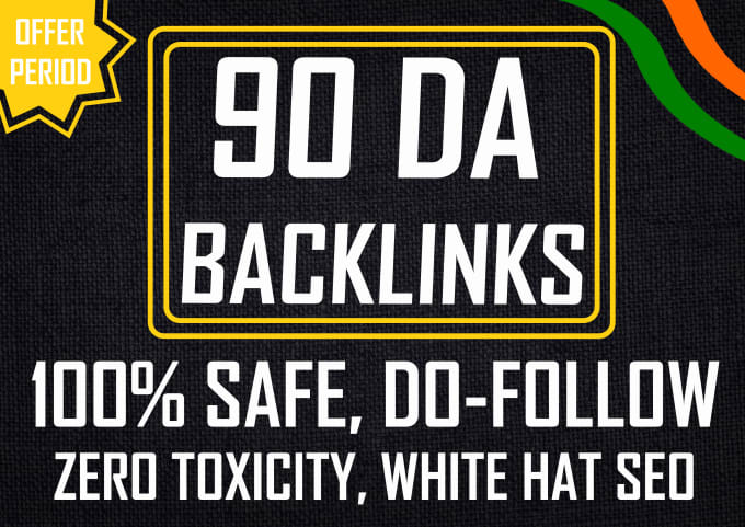 Gig Preview - Create 90 da white hat SEO backlinks for the indian market