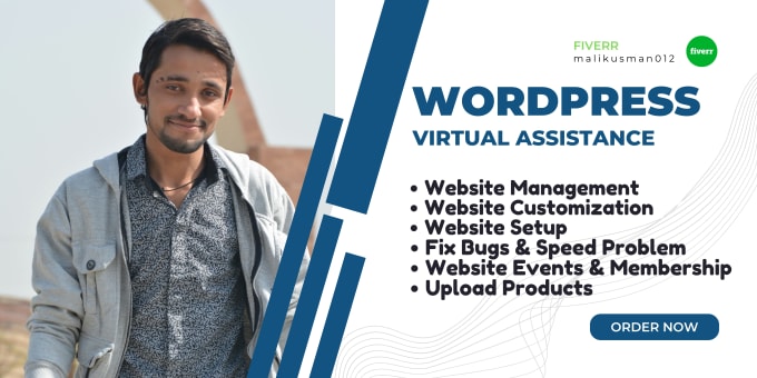 Gig Preview - Be your wordpress virtual assistance and wordpress expert