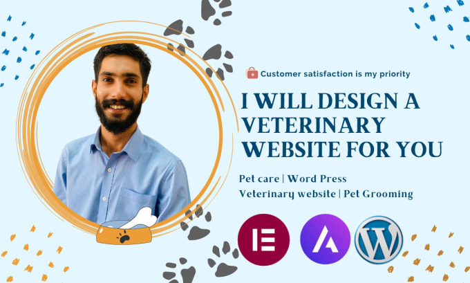 Gig Preview - Design a veterinary website for you